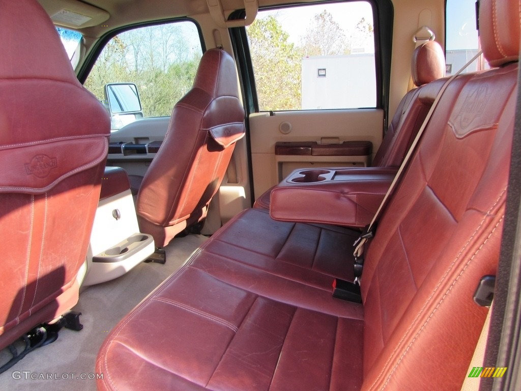 2010 F250 Super Duty King Ranch Crew Cab 4x4 - Forest Green Metallic / Chaparral Leather photo #20