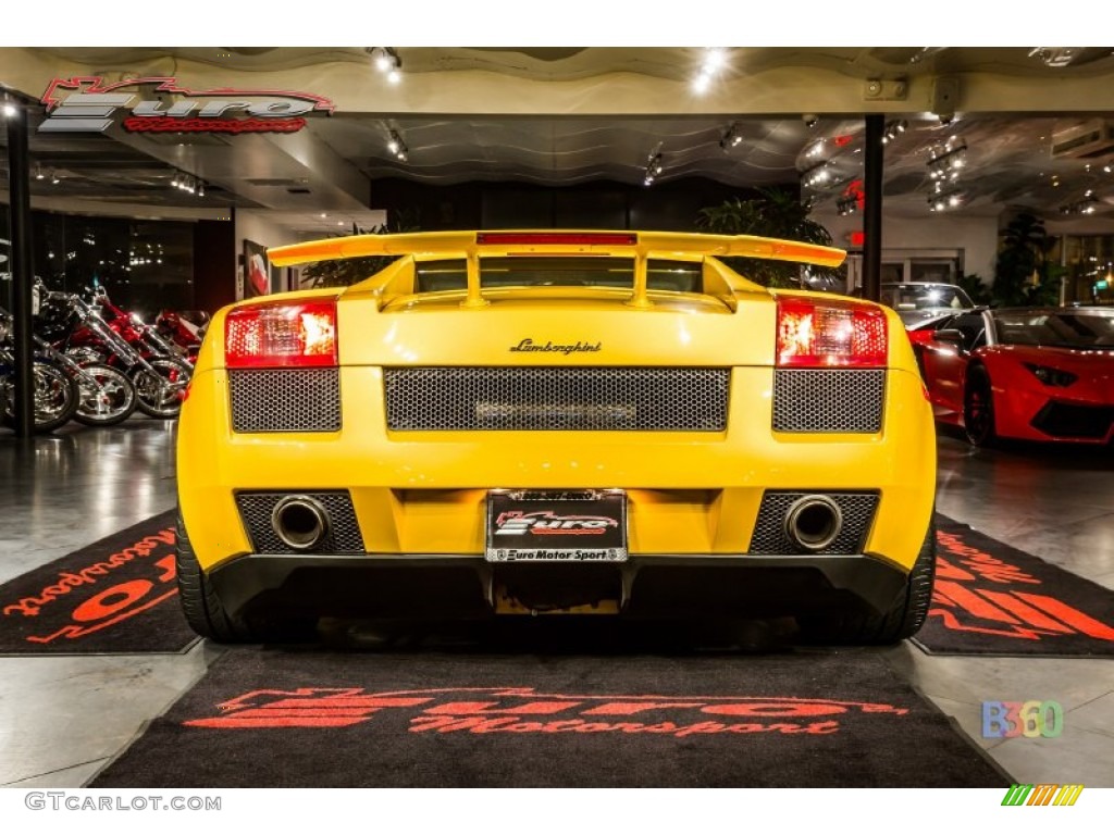 2004 Gallardo Coupe - Giallo Halys (Yellow) / Nero Perseus photo #11