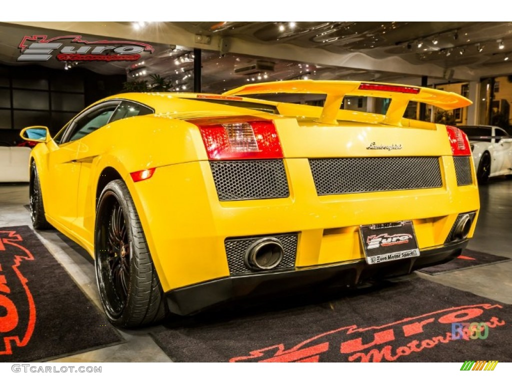 2004 Gallardo Coupe - Giallo Halys (Yellow) / Nero Perseus photo #12