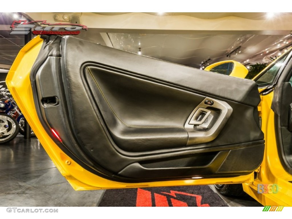2004 Gallardo Coupe - Giallo Halys (Yellow) / Nero Perseus photo #13