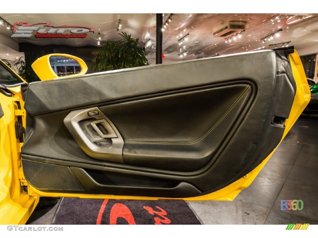 2004 Gallardo Coupe - Giallo Halys (Yellow) / Nero Perseus photo #14