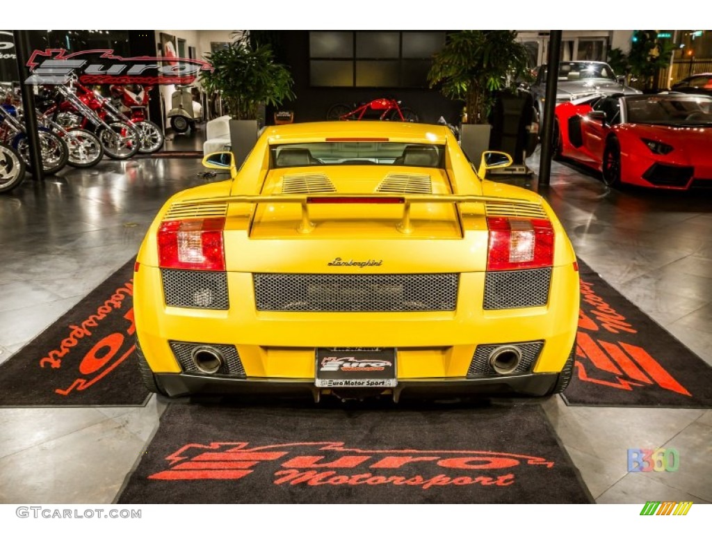2004 Gallardo Coupe - Giallo Halys (Yellow) / Nero Perseus photo #19