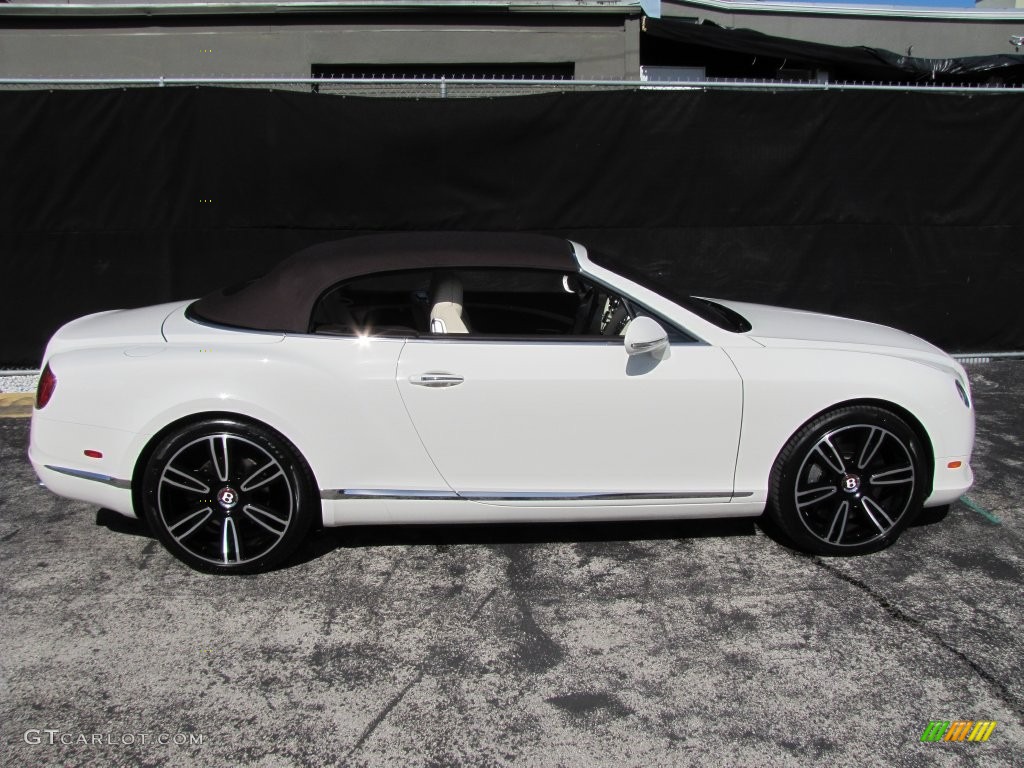 2013 Continental GTC V8  - Glacier White / White photo #8