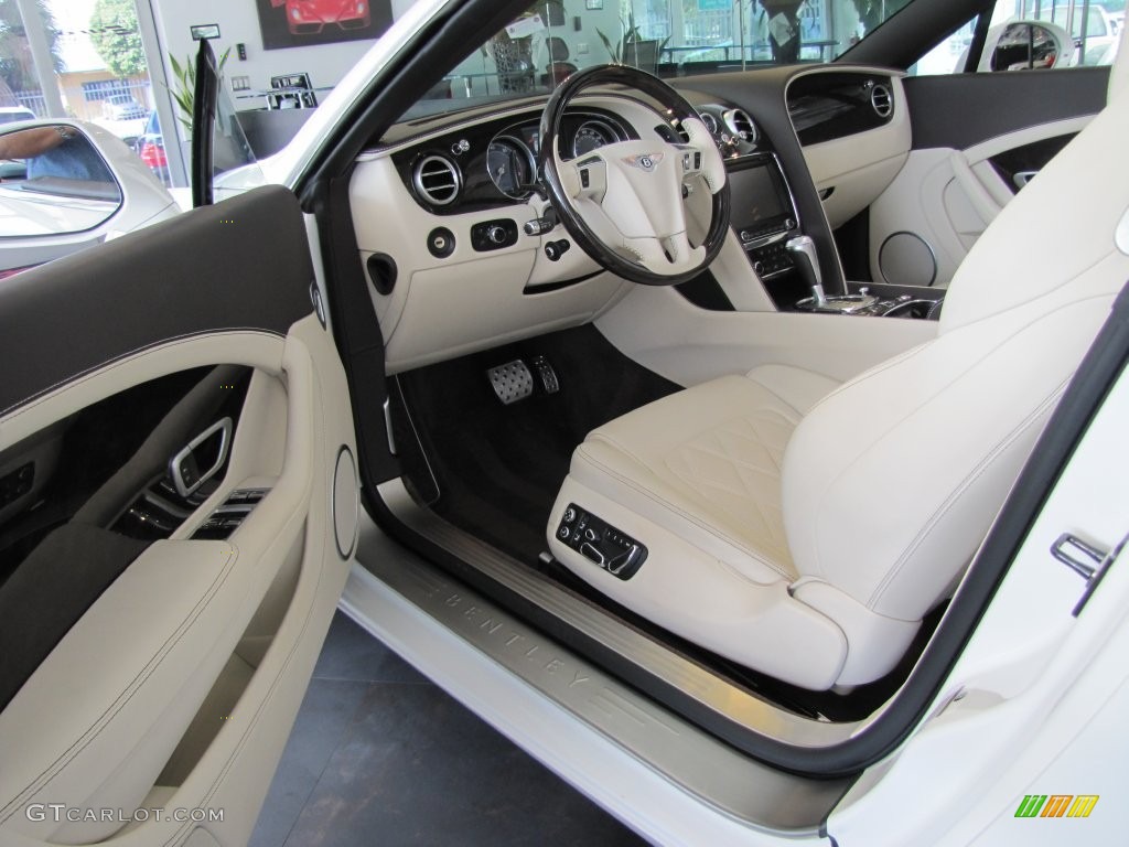 2013 Continental GTC V8  - Glacier White / White photo #13