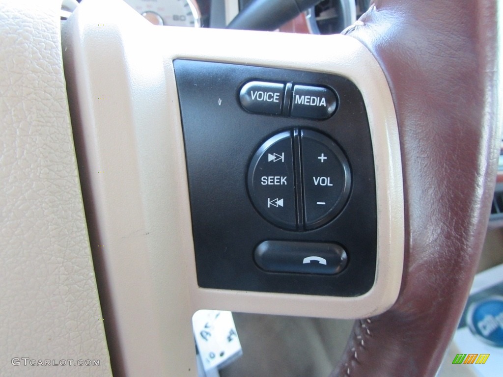 2010 F250 Super Duty King Ranch Crew Cab 4x4 - Forest Green Metallic / Chaparral Leather photo #39