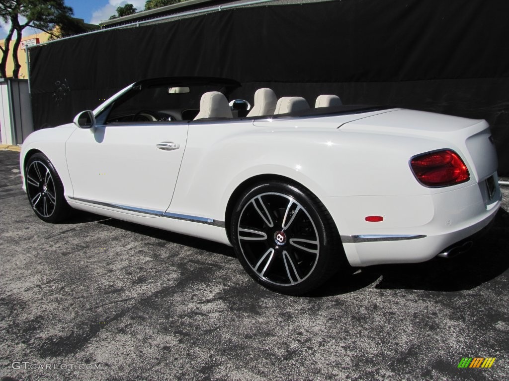 2013 Continental GTC V8  - Glacier White / White photo #19