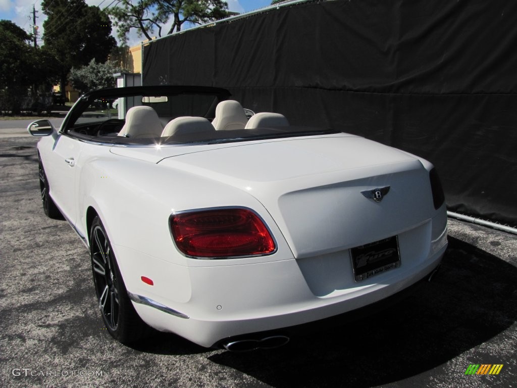 2013 Continental GTC V8  - Glacier White / White photo #20