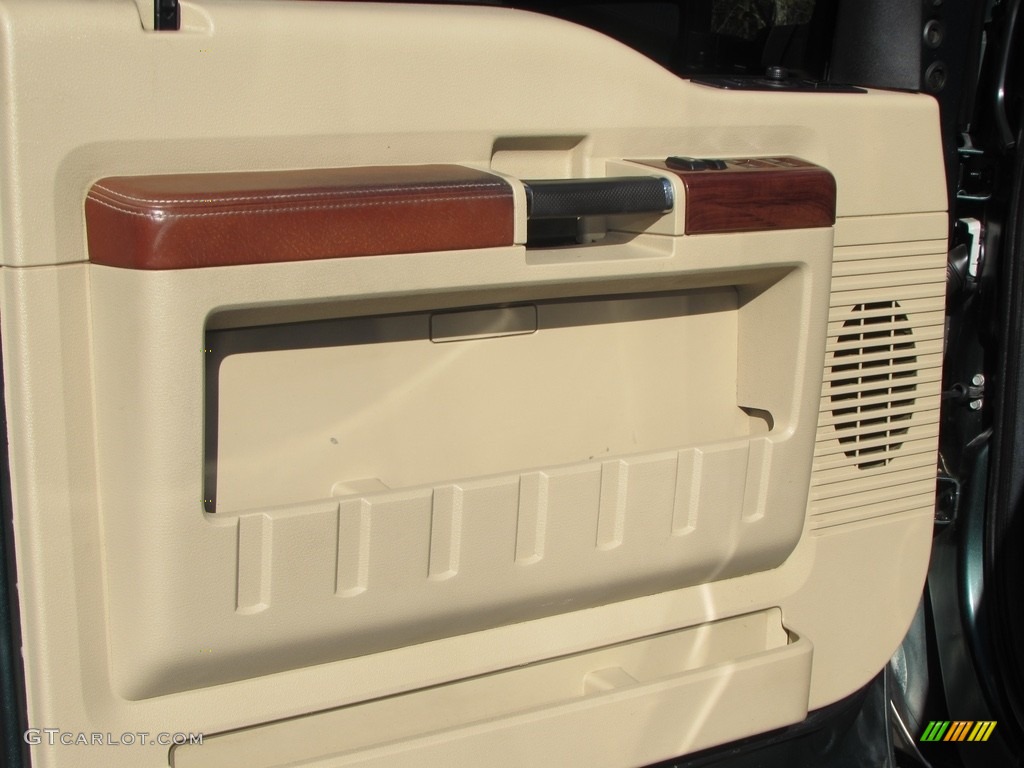 2010 F250 Super Duty King Ranch Crew Cab 4x4 - Forest Green Metallic / Chaparral Leather photo #46