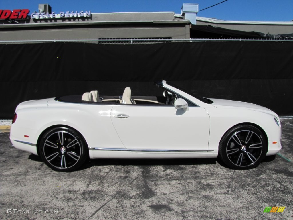 2013 Continental GTC V8  - Glacier White / White photo #24