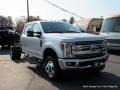 2017 Ingot Silver Ford F350 Super Duty Lariat Crew Cab 4x4 Chassis  photo #7