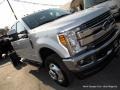 2017 Ingot Silver Ford F350 Super Duty Lariat Crew Cab 4x4 Chassis  photo #31