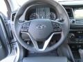Black 2017 Hyundai Tucson Limited Steering Wheel