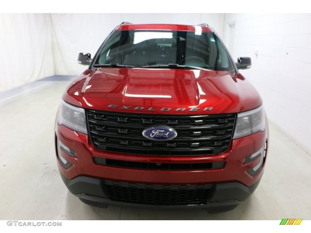 2017 Explorer Sport 4WD - Ruby Red / Ebony Black photo #10