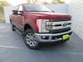 Ruby Red - F250 Super Duty Lariat Crew Cab 4x4 Photo No. 2