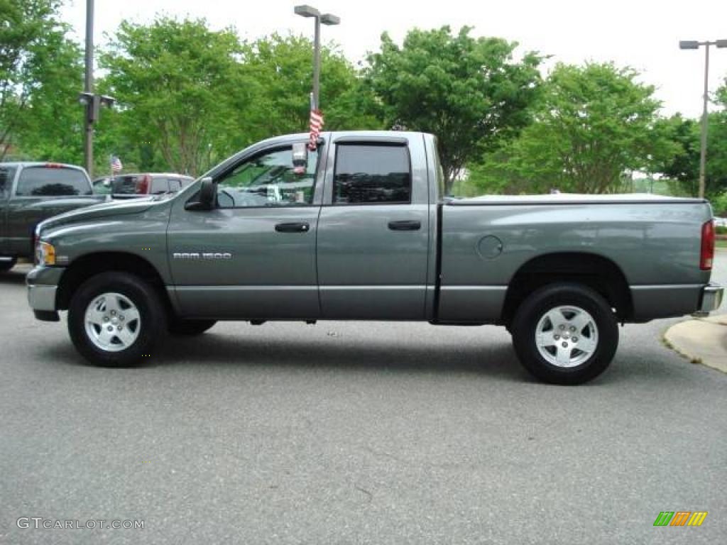 2005 Ram 1500 SLT Quad Cab 4x4 - Mineral Gray Metallic / Dark Slate Gray photo #3