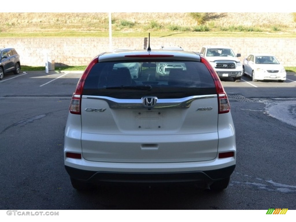 2015 CR-V LX AWD - White Diamond Pearl / Beige photo #3