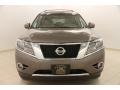 2013 Mocha Stone Nissan Pathfinder Platinum 4x4  photo #2