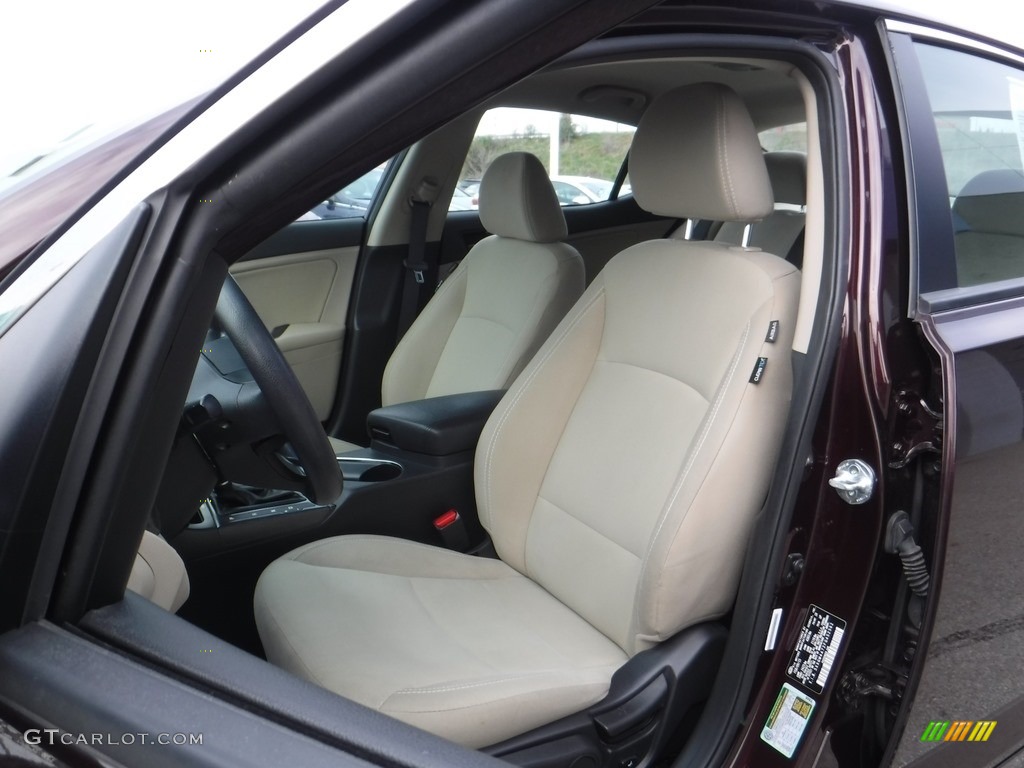 2015 Optima LX - Dark Cherry / Beige photo #11
