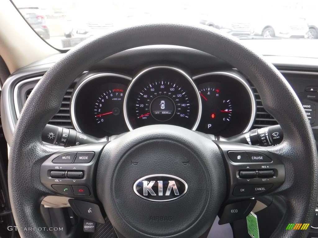 2015 Optima LX - Dark Cherry / Beige photo #18