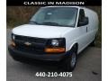 Summit White 2017 Chevrolet Express 3500 Cargo Extended WT