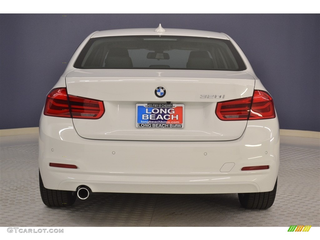 2017 3 Series 320i Sedan - Alpine White / Black photo #5