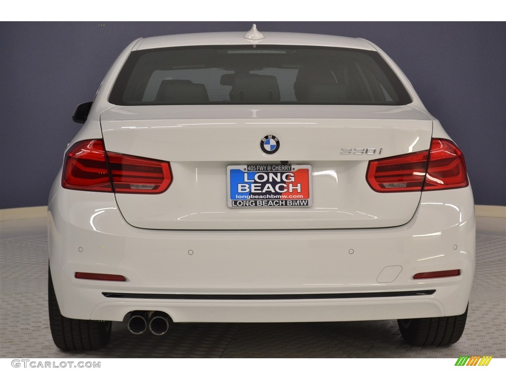 2017 3 Series 330i Sedan - Alpine White / Black photo #5