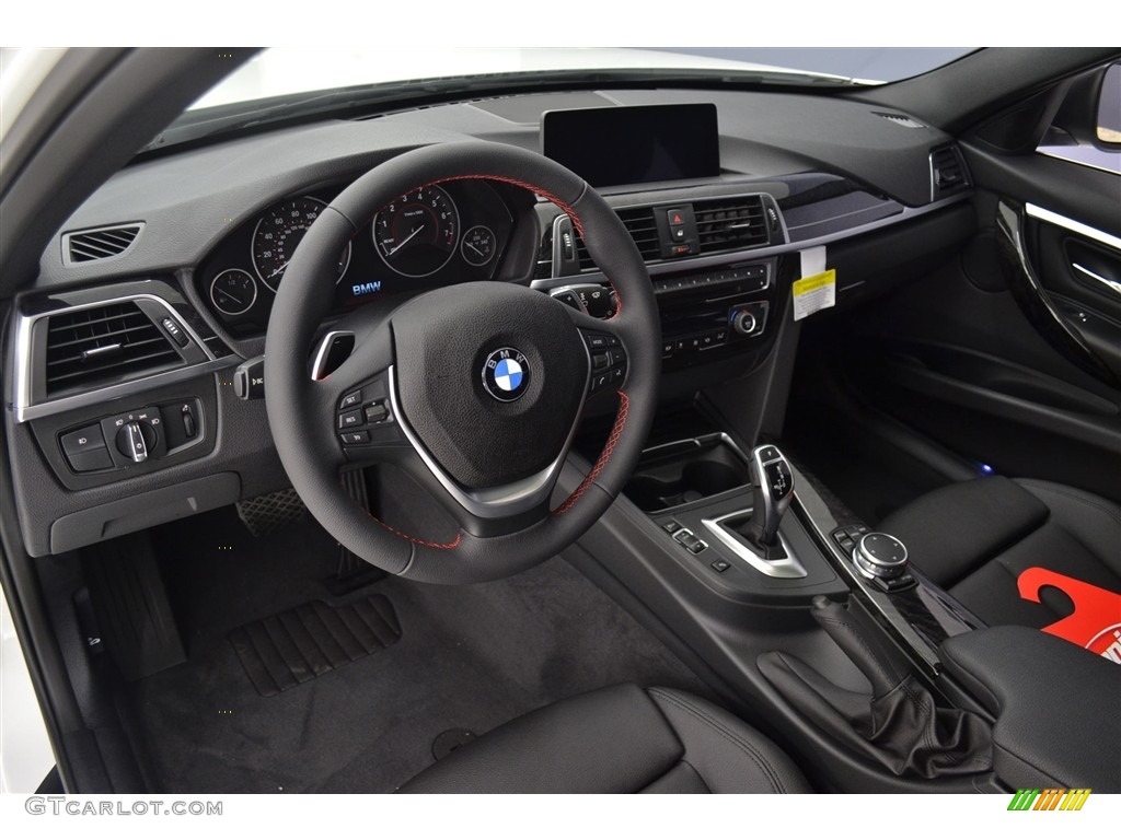 2017 3 Series 330i Sedan - Alpine White / Black photo #7
