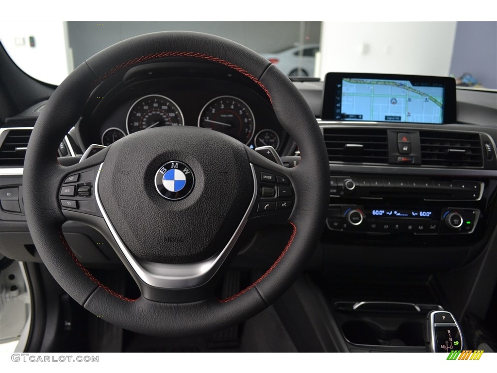 2017 3 Series 330i Sedan - Alpine White / Black photo #14