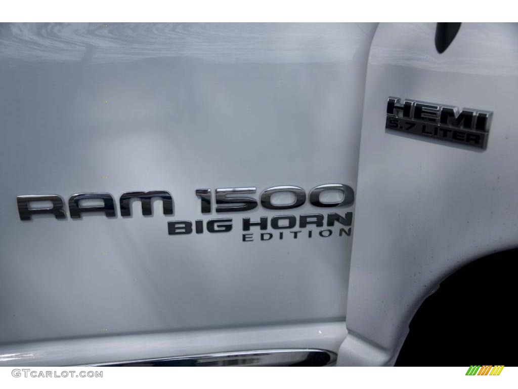 2006 Ram 1500 SLT Quad Cab 4x4 - Bright White / Medium Slate Gray photo #8