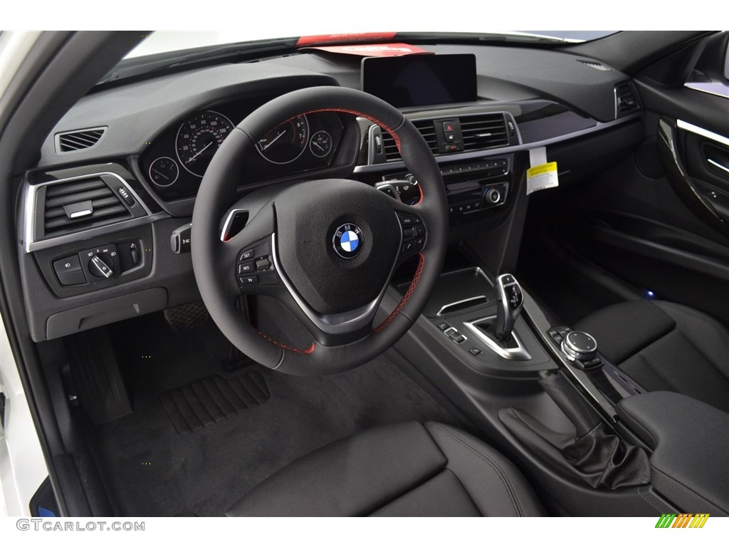 2017 3 Series 330i Sedan - Alpine White / Black photo #7