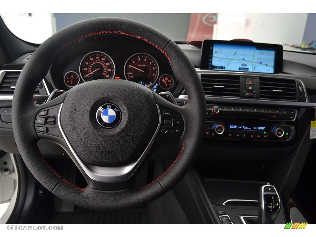 2017 3 Series 330i Sedan - Alpine White / Black photo #14