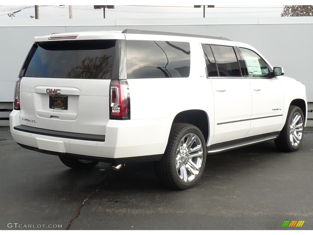 White Frost Tricoat 2017 GMC Yukon XL SLT 4WD Exterior Photo #117045629