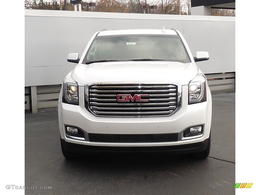White Frost Tricoat 2017 GMC Yukon XL SLT 4WD Exterior Photo #117045689