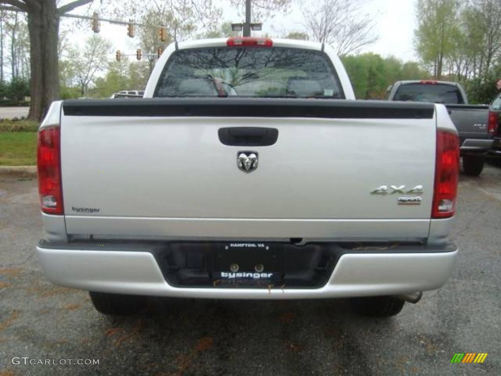 2006 Ram 1500 Sport Quad Cab 4x4 - Bright Silver Metallic / Medium Slate Gray photo #5