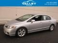 Alabaster Silver Metallic 2011 Honda Civic LX-S Sedan