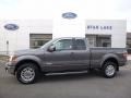 2013 Sterling Gray Metallic Ford F150 Lariat SuperCab 4x4  photo #1