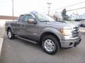 2013 Sterling Gray Metallic Ford F150 Lariat SuperCab 4x4  photo #3