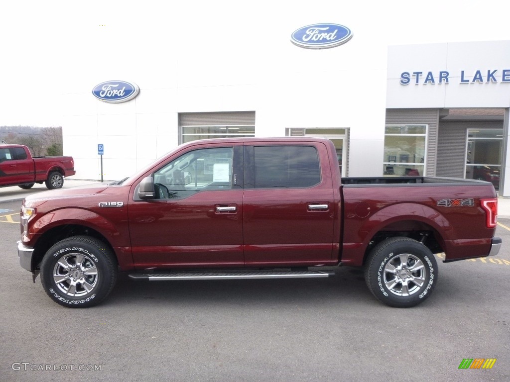 2017 F150 XLT SuperCrew 4x4 - Bronze Fire / Earth Gray photo #8