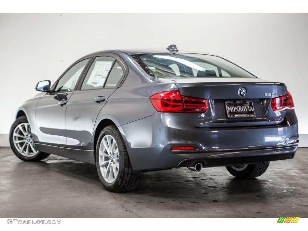 2017 3 Series 320i Sedan - Mineral Grey Metallic / Black photo #3