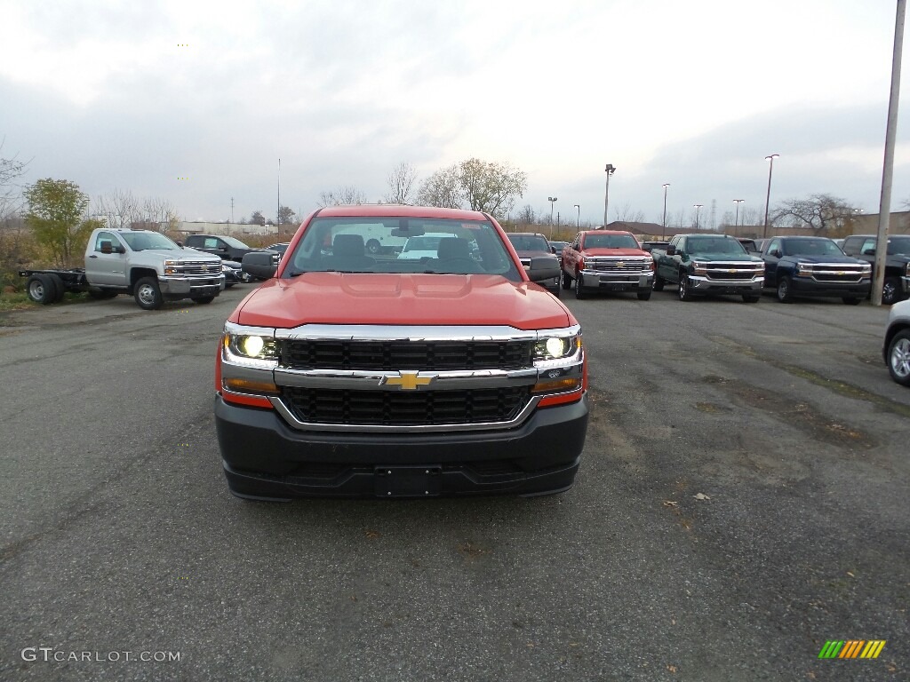 2017 Silverado 1500 WT Regular Cab - Red Hot / Dark Ash/Jet Black photo #2