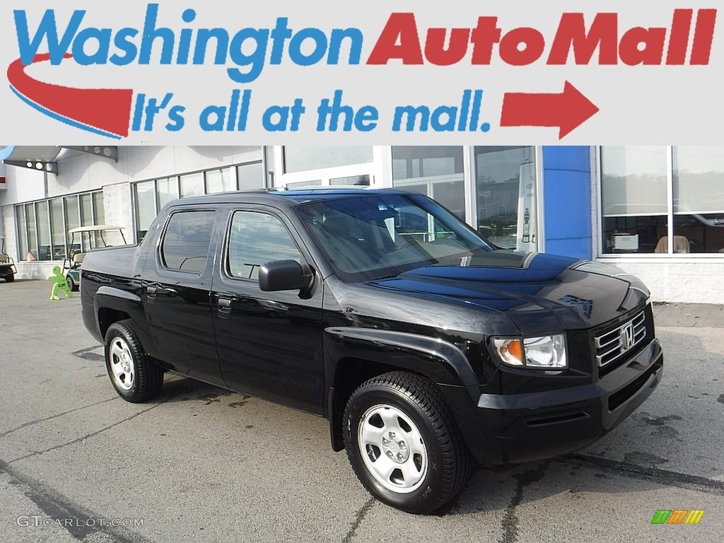 2008 Ridgeline RT - Formal Black / Gray photo #1