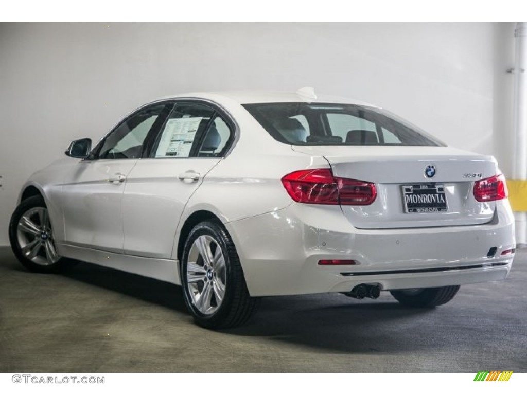 2017 3 Series 330i Sedan - Alpine White / Black photo #3