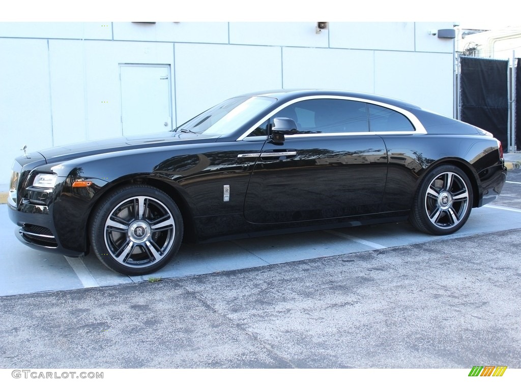 Diamond Black 2014 Rolls-Royce Wraith Standard Wraith Model Exterior Photo #117049907