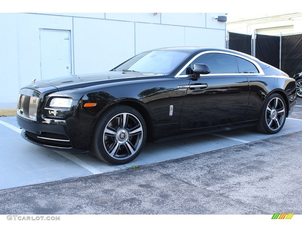 Diamond Black 2014 Rolls-Royce Wraith Standard Wraith Model Exterior Photo #117049937