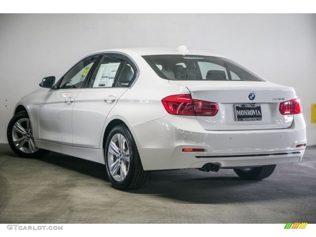 2017 3 Series 330i Sedan - Alpine White / Black photo #3