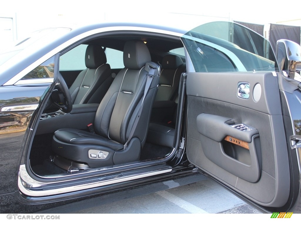 2014 Rolls-Royce Wraith Standard Wraith Model Black Door Panel Photo #117050057