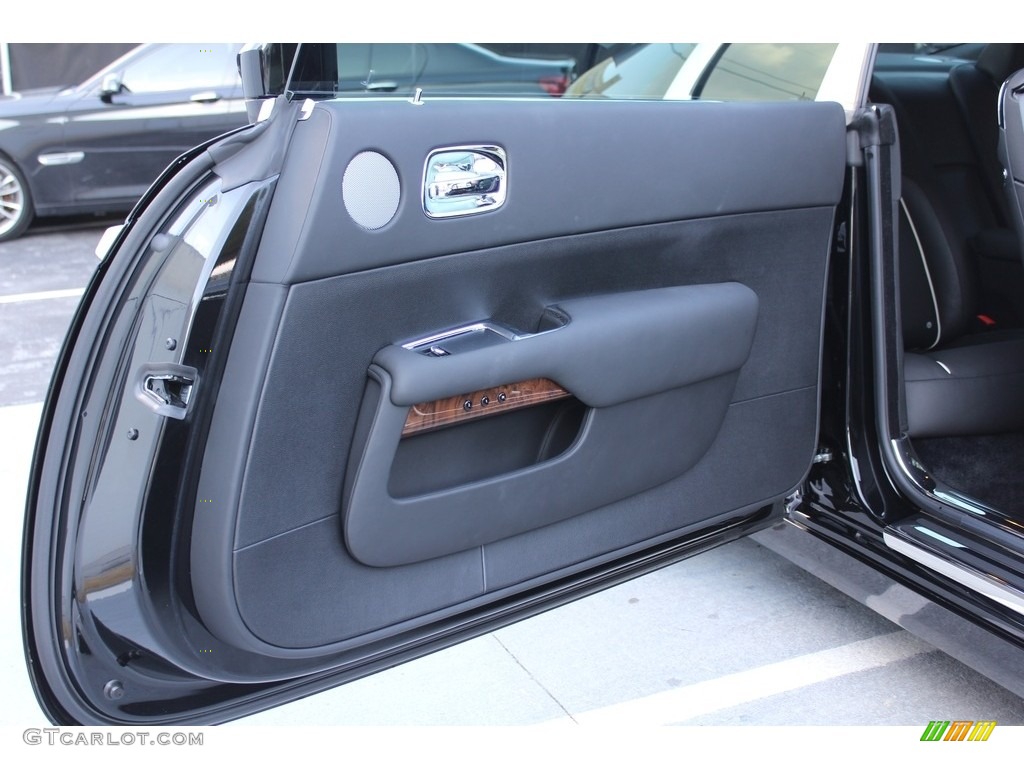 2014 Rolls-Royce Wraith Standard Wraith Model Black Door Panel Photo #117050384
