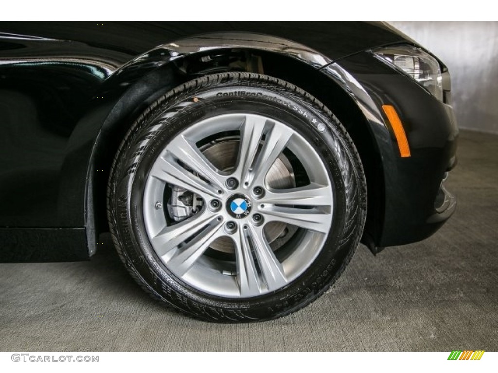 2017 3 Series 330i Sedan - Black Sapphire Metallic / Venetian Beige/Black photo #9