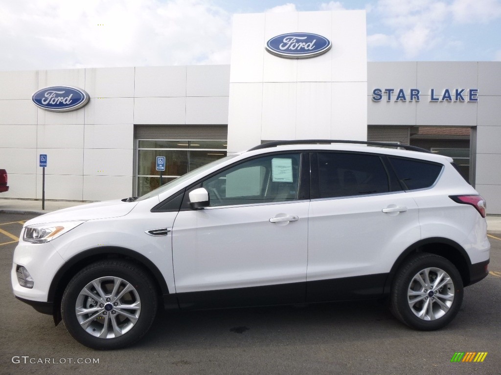 2017 Escape SE 4WD - Oxford White / Charcoal Black photo #1