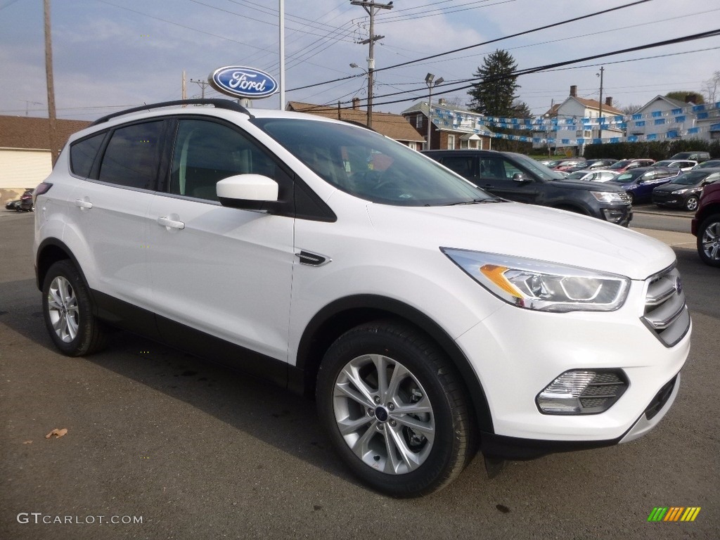 2017 Escape SE 4WD - Oxford White / Charcoal Black photo #3